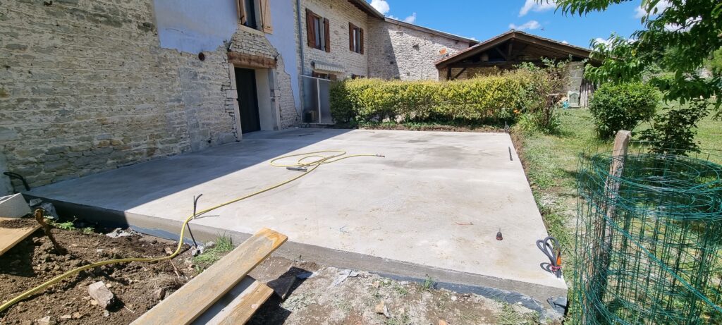 dalle exterieur beton