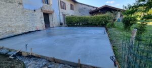 Terrasse béton